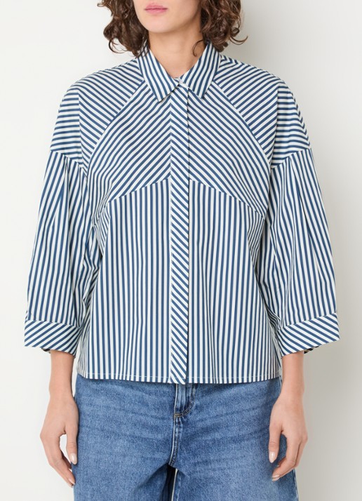 Claudia Sträter Blouse met streepprint