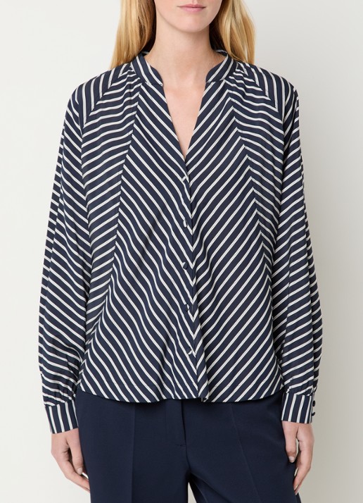 Claudia Sträter Blouse met streepprint