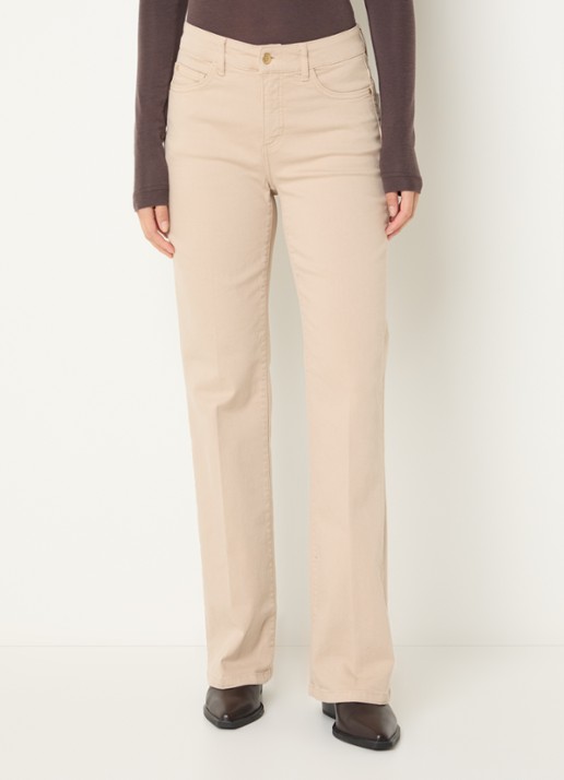 Claudia Sträter High waist flared jeans met gekleurde wassing