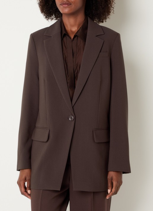 Claudia Sträter Oversized blazer met borstzak
