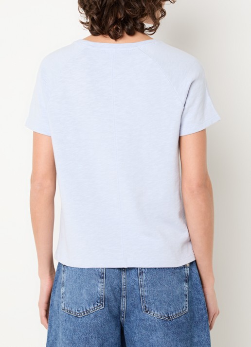 Claudia Sträter T-shirt met ronde hals - achterkant 2 lichtpaars