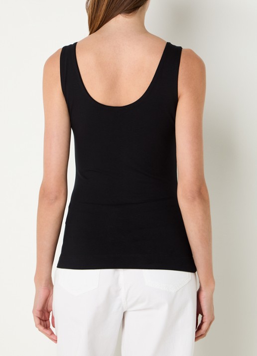 Claudia Sträter Tanktop met ronde hals - achterkant 4 zwart