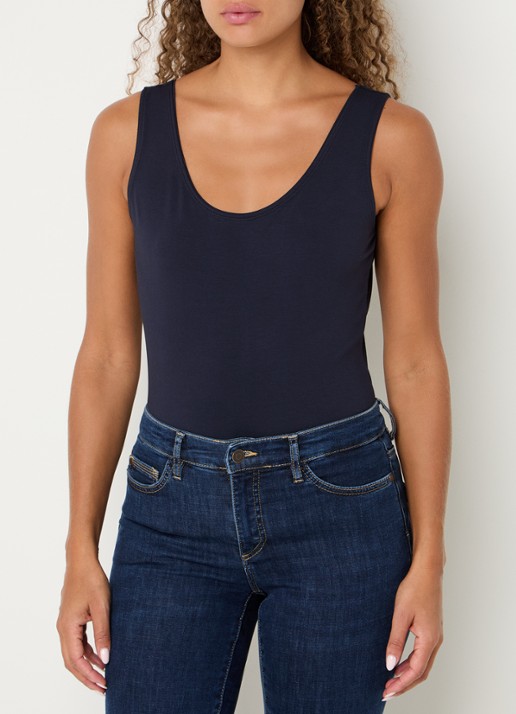 Claudia Sträter Tanktop met ronde hals