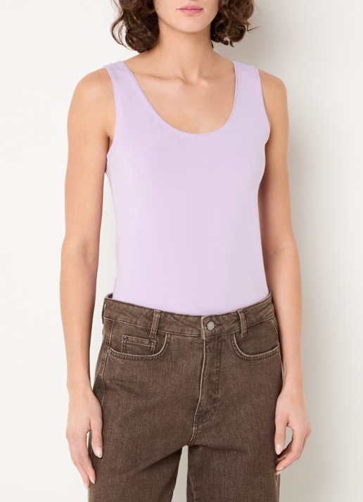 Claudia Sträter Tanktop met ronde hals