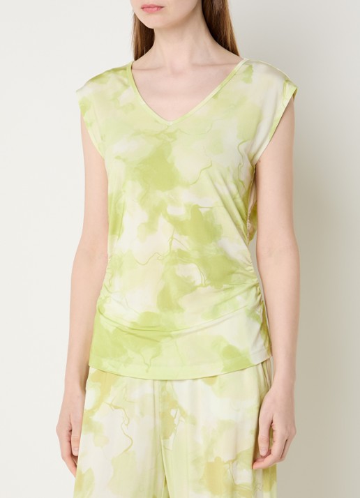 Claudia Sträter Top van jersey met tie-dye print