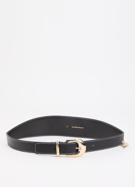 Claudie Pierlot Angele riem van kalfsleer