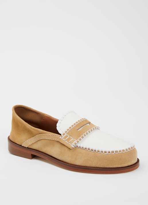 Claudie Pierlot Audy loafer van kalfssuède