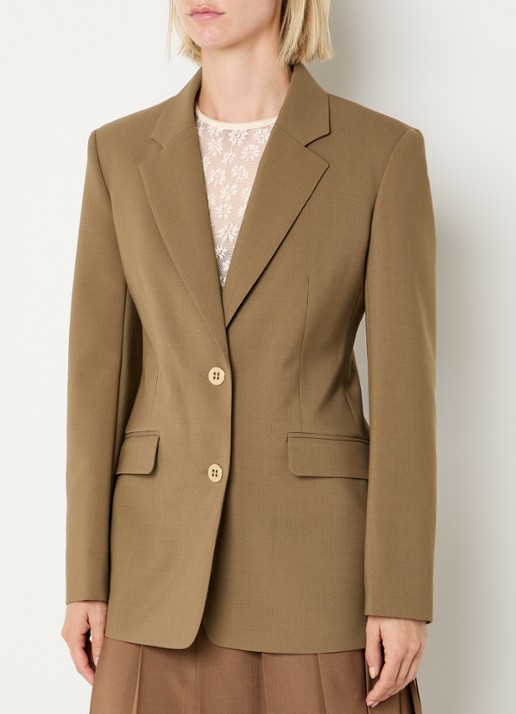 Claudie Pierlot Blazer in wolblend met klepzakken