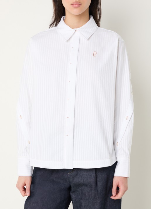 Claudie Pierlot Blouse met logoborduring