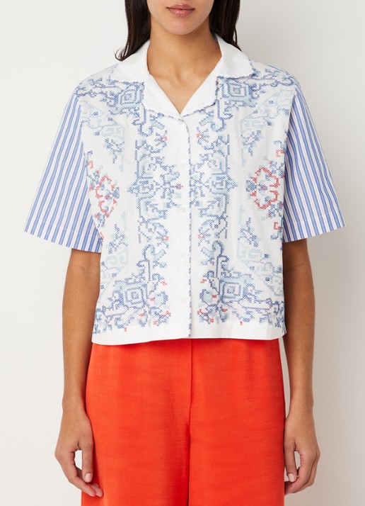Claudie Pierlot Claire blouse met borduring
