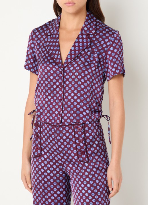 Claudie Pierlot Cropped blouse met print
