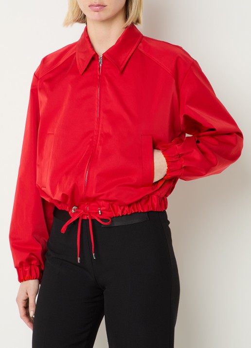 Claudie Pierlot Cropped jack met steekzakken