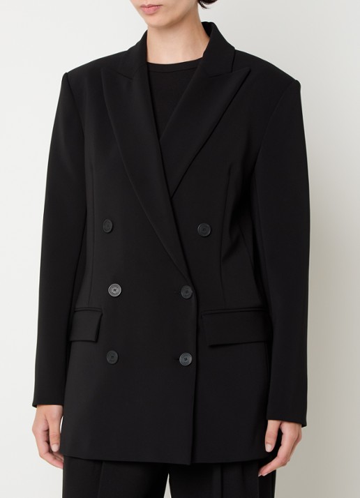 Claudie Pierlot Double-breasted blazer met schoudervulling