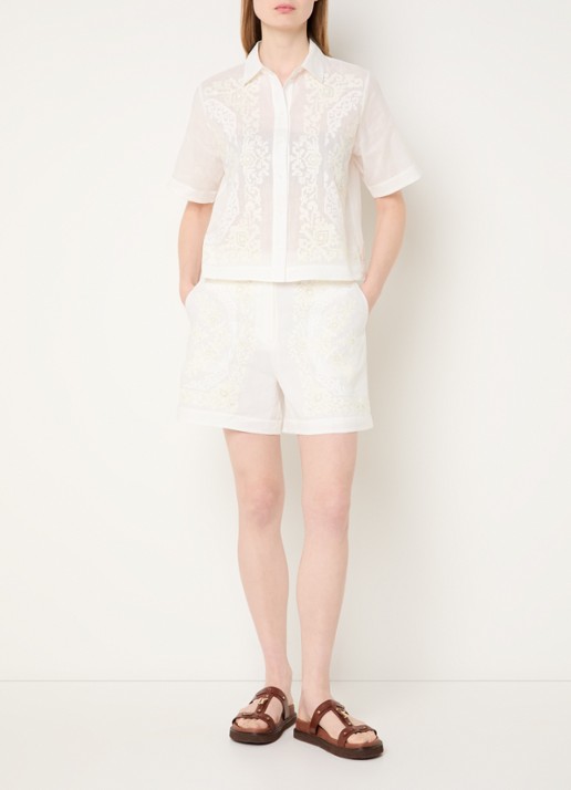 Claudie Pierlot Emma blouse met borduring