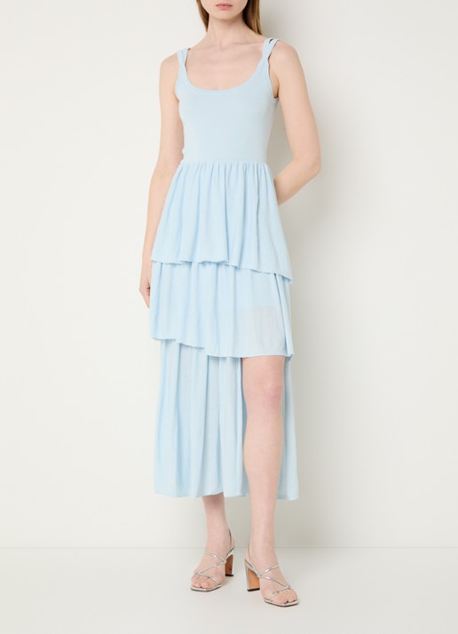 Claudie Pierlot Gelaagde midi jurk