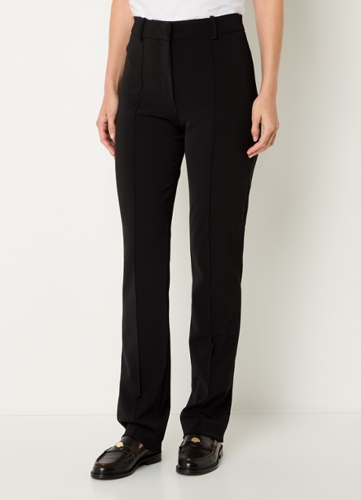 Claudie Pierlot High waist straight fit pantalon met stretch