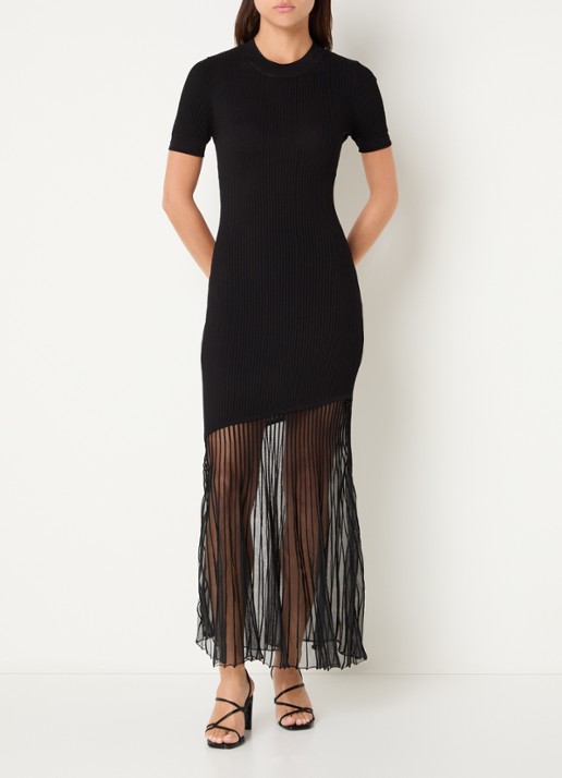 Claudie Pierlot Maxi jurk met plooien