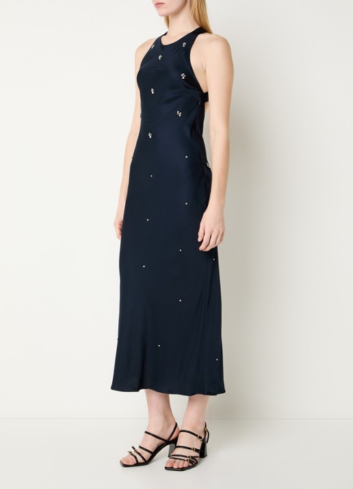 Claudie Pierlot Maxi jurk van satijn met pailletten
