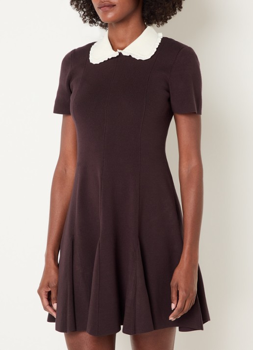Claudie Pierlot Midi jurk met kraag