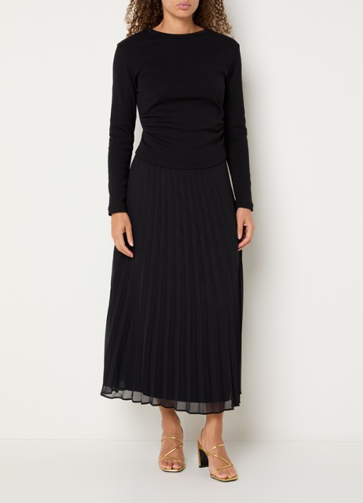 Claudie Pierlot Midi jurk met plissé