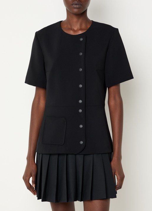 Claudie Pierlot Mini jurk met plissé