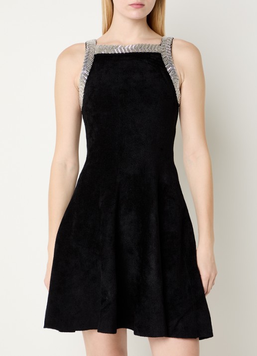 Claudie Pierlot Mini jurk met rechthoekige hals