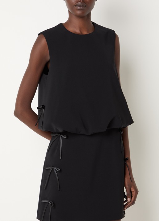 Claudie Pierlot Mouwloze top met gestrikt detail
