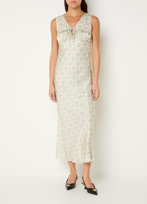 Claudie Pierlot Raphaella midi jurk met print