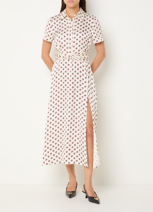 Claudie Pierlot Rismana midi tuniekjurk met bloemenprint