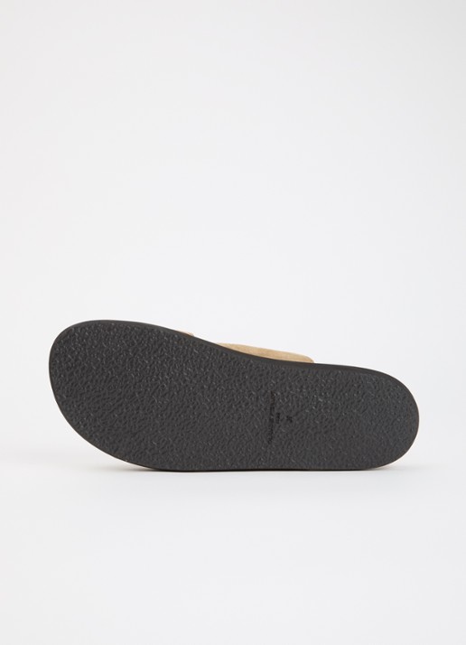 Claudie Pierlot Sandaal van suède - detail 5 donkerbeige