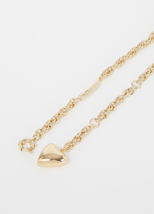 Claudie Pierlot Schakelriem met logo - detail 2 goud