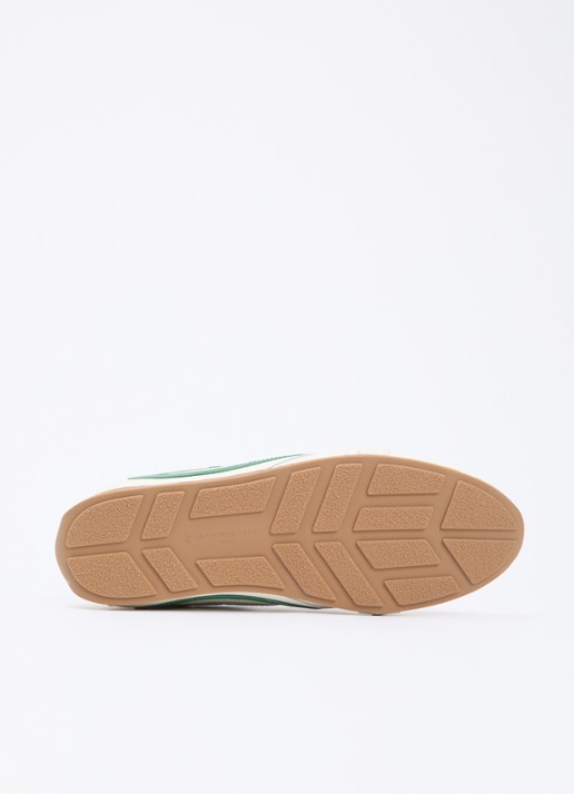 Claudie Pierlot Swing sneaker van kalfsleer met logo - detail 4 gebroken wit