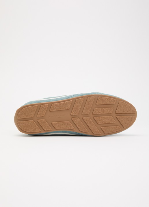 Claudie Pierlot Swing sneaker van suède - detail 7 lichtblauw