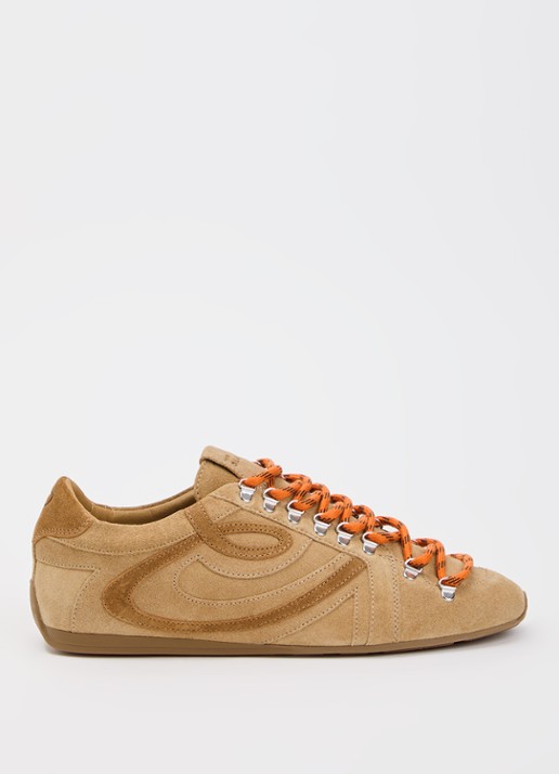 Claudie Pierlot Swing sneaker van suède