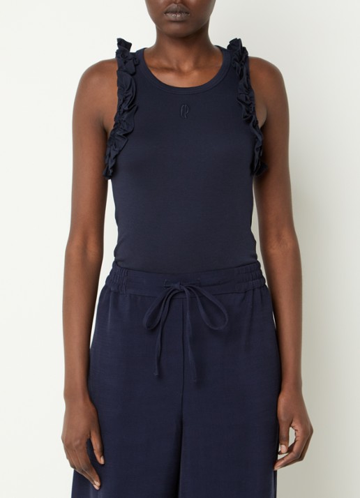 Claudie Pierlot Tanktop met ruches