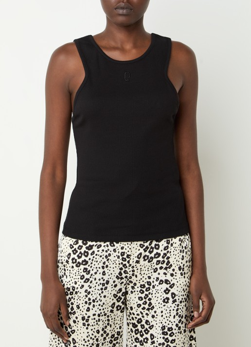 Claudie Pierlot Tuliana tanktop met logoborduring