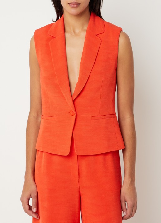 Claudie Pierlot Ville gilet met rug decolleté