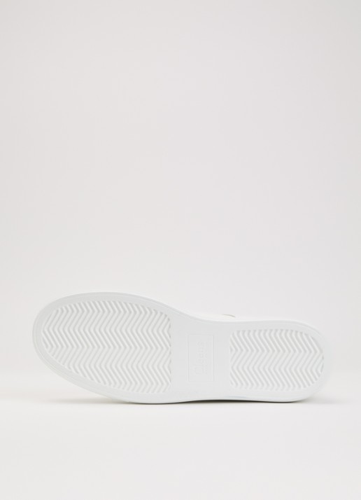 Cleens Court sneaker van leer - detail 4 wit
