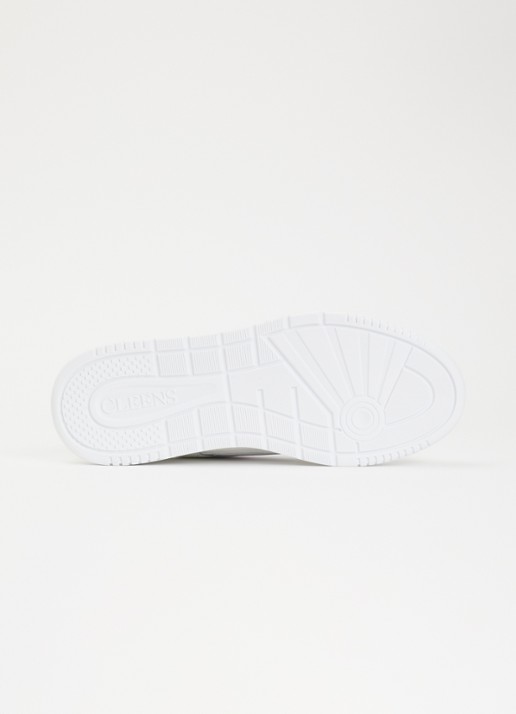 Cleens Lay Up sneaker met leren details - detail 4 wit
