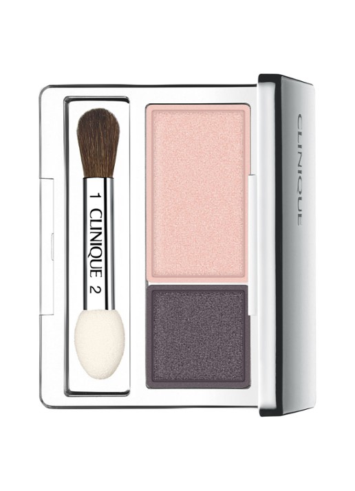 Clinique All About Shadow Duo - oogschaduw palette - voorkant uptown downtown