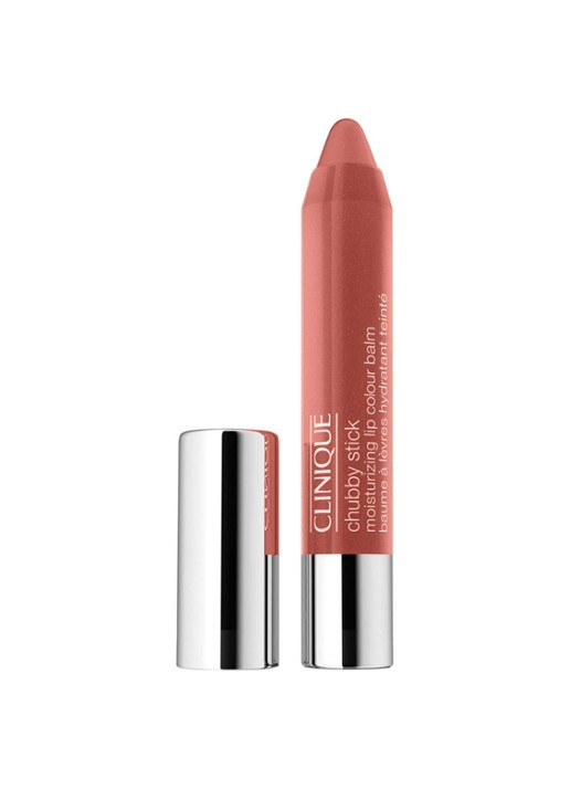 Clinique Chubby Stick Moisturizing Lip Colour Balm - getinte lipbalsem - voorkant mighty mimosa