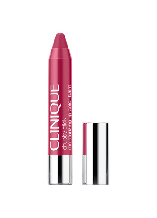 Clinique Chubby Stick™ Moisturizing Lip Color Balm - lipbalsem - voorkant 07 super strawberry