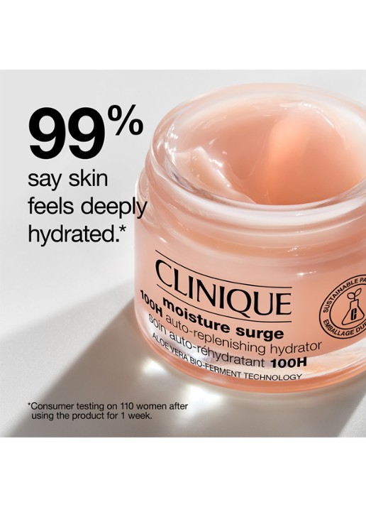 Clinique Moisture Surge 100h auto-replenishing hydrator - dag- en nachtcrème - detail 2 beige