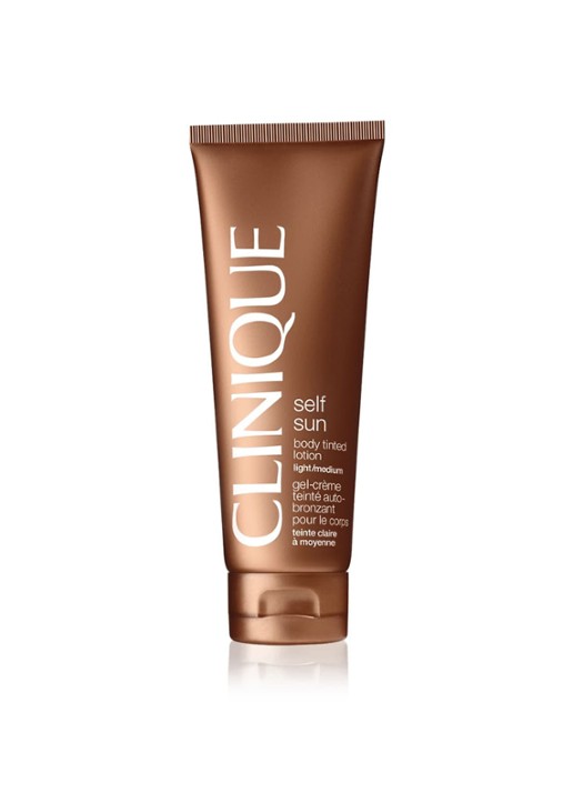 Clinique Self Sun Body Tinted Lotion - zelfbruiner - voorkant light/medium