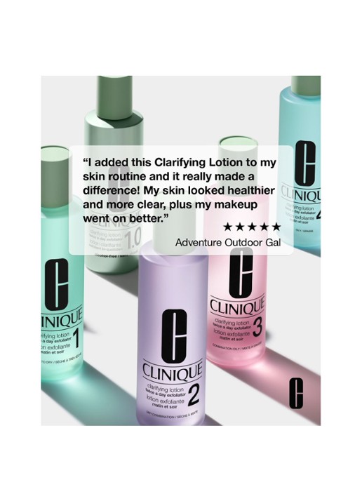 Clinique Stap 2: Exfoliëren - Clarifying Lotion huidtype 2 - droge/gemengde huid - gezichtslotion - detail 2 undefined