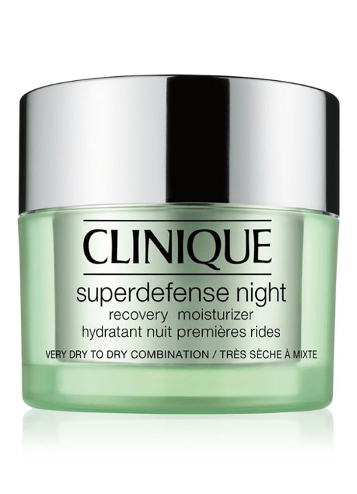 Clinique Superdefense Night Cream - droge/gecombineerde huid - nachtcrème