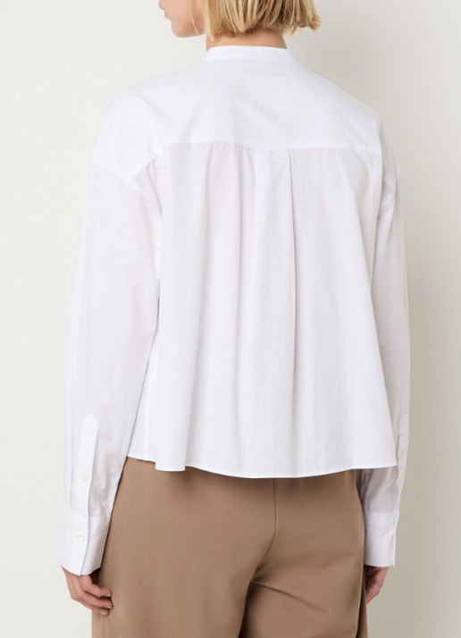 CLOSED Blouse met ronde hals - achterkant 2 wit