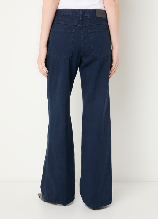 CLOSED Gillan high waist flared jeans met donkere wassing - achterkant 3 indigo
