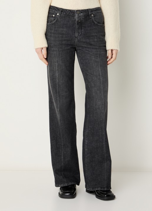 CLOSED Gillan mid waist straight leg jeans met gekleurde wassing