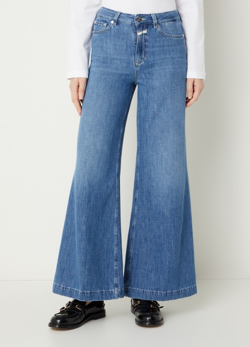 CLOSED Glow Up high waist flared jeans met medium wassing
